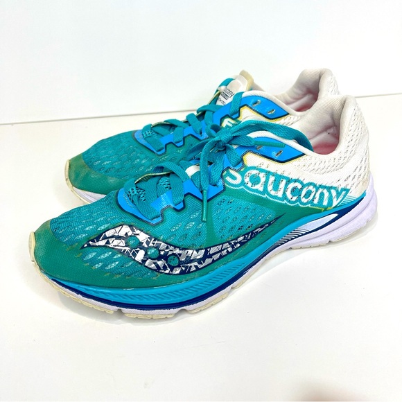 Saucony Shoes - Saucony Fastwitch 8 Racing Running Shoes Womens 7.5 Lightweight Blue White